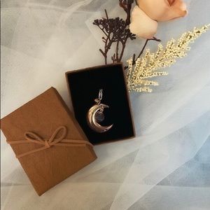 Amethyst Moon Pendant